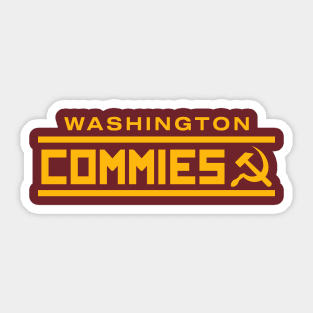 Washington Commies Sticker